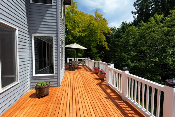 Cedar Deck Construction in San Clemente