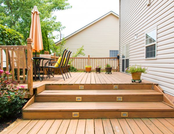Wooden Patio Installation in San Clemente