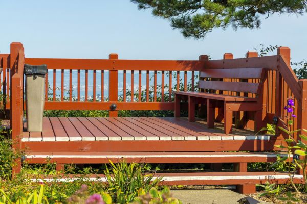 Redwood Deck Construction in San Clemente